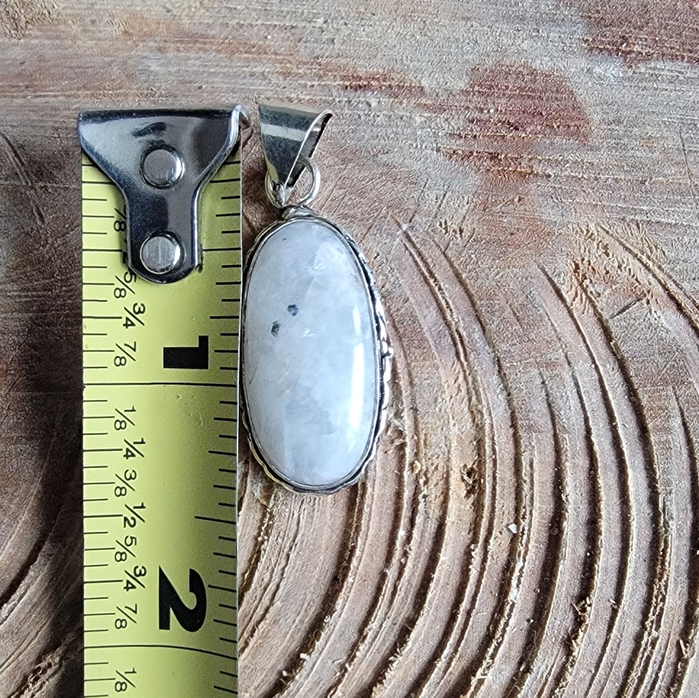 Moonstone Pendant With 925 Bale - Picture 4 of 4